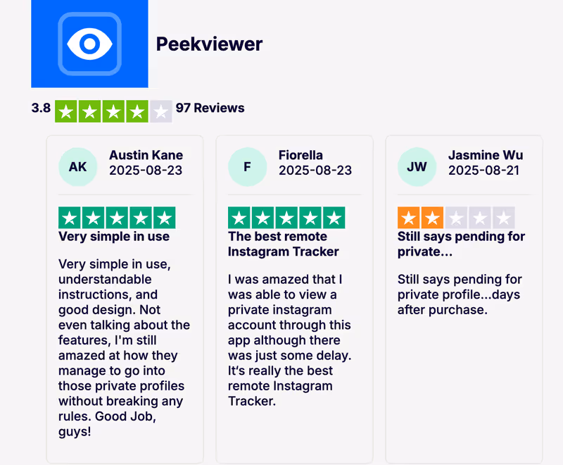 Peekviewer trustpilot