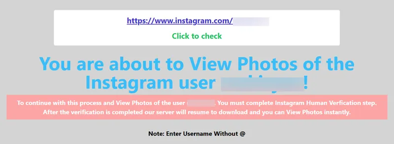 How Instalooker Works Step 3 – by Private Instagram Viewer Free