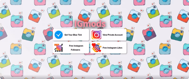Igmods as a private Instagram viewer. How it works