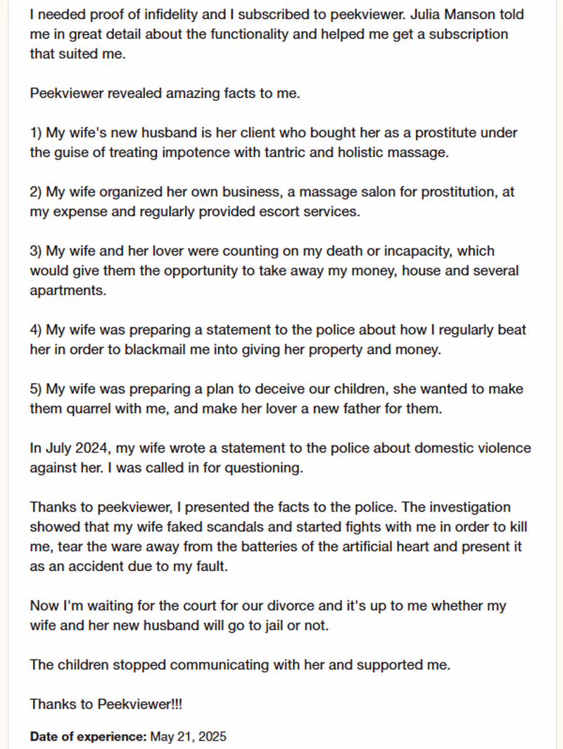 Peekviewer real customer reviews on Trustpilot