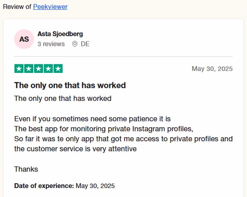 Peekviewer real customer reviews on Trustpilot