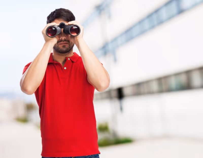 How to Stalk Somebody's Instagram, person who looks like a spy