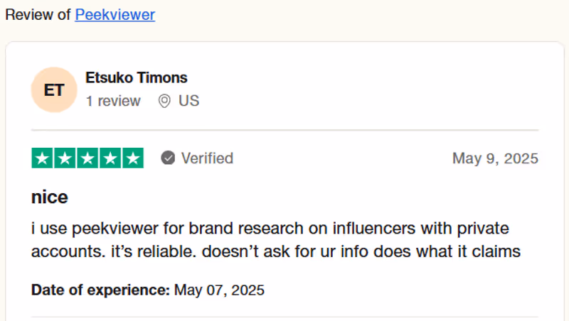 Peekviewer real customer reviews on Trustpilot